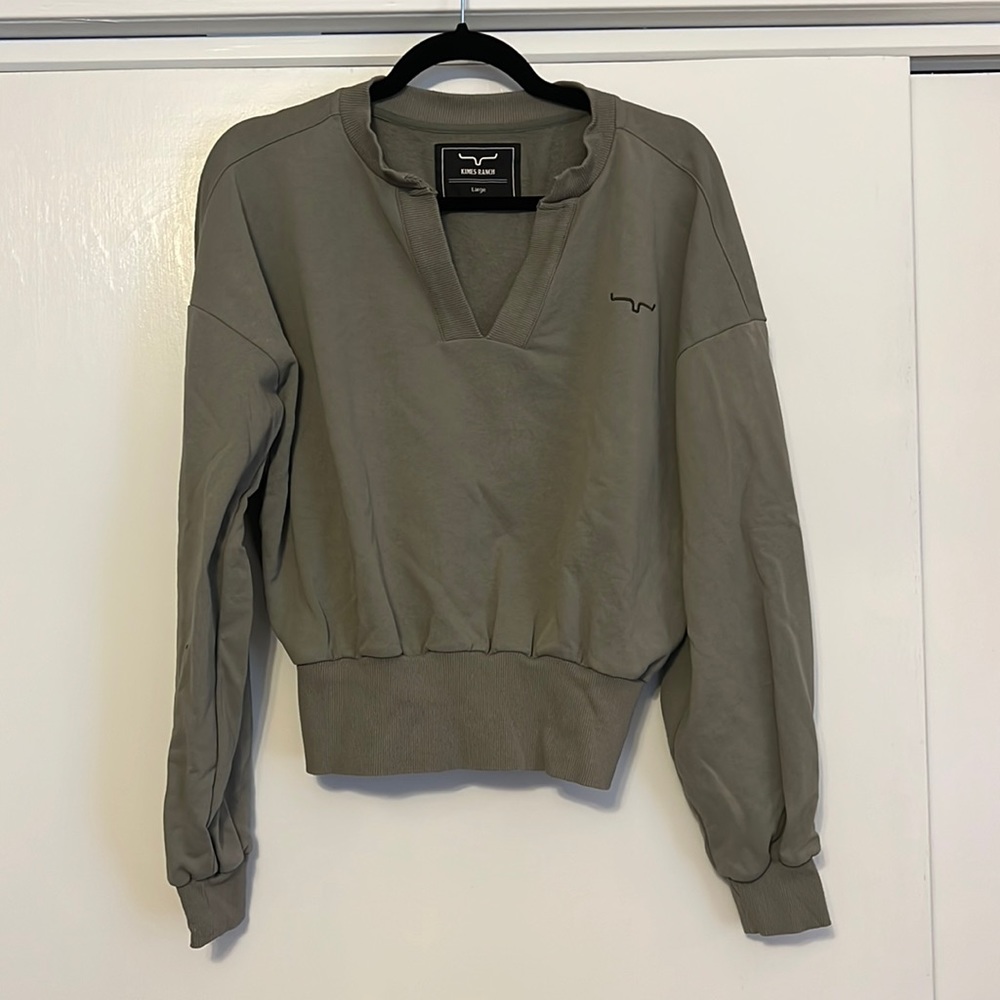 Kimes Ranch Dewey Cropped Pullover